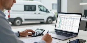 calcul plus-value véhicule professionnel