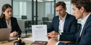 société sans activité conséquence