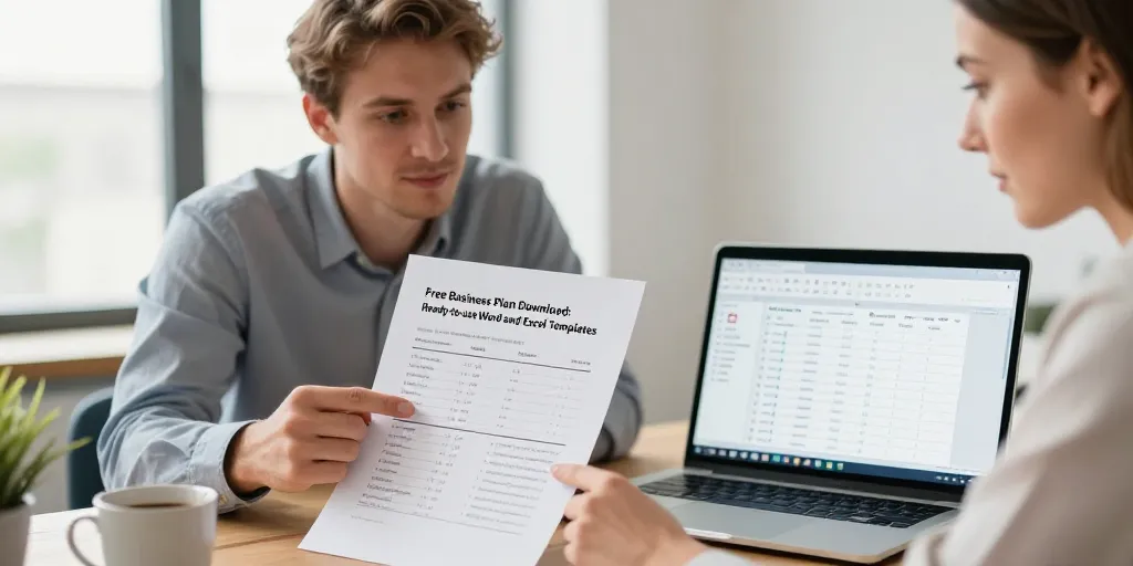 business plan gratuit à télécharger
